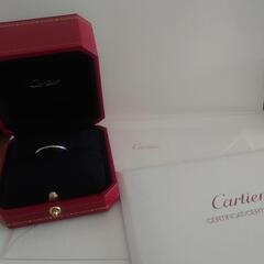 【ネット決済・配送可】Cartierリング　指輪メンズ　17号