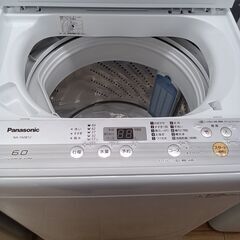☆ジモティ割あり☆ Panasonic 洗濯機 6Kg 19年製 動作確認 