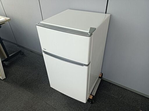 ツインバード　HR-DB86　86L　２ドア冷蔵庫『中古良品、小傷あり』2017年