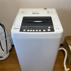 洗濯機　2019年製　Hisense 5.5kg