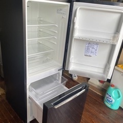 北九州市内配送無料　保証付き HR-D15AB 冷蔵庫 パールブラック [150L /2ドア /右開きタイプ] HR-D15AB 冷蔵庫 パールブラック [150L /2ドア /右開きタイプ] 【お