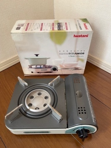 【sold out 済】ミニカセットコンロ イワタニ  キャンプ 釣り 行事 防災用品 携帯用コンパクト iwatani