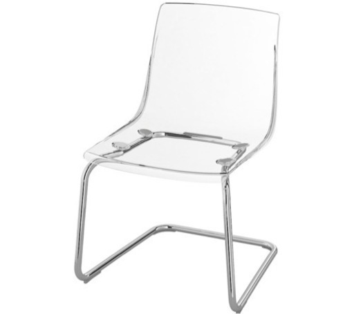 IKEA イケア　椅子　透明　おしゃれ