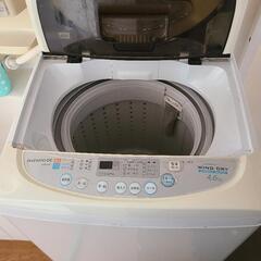 洗濯機　4,6kg 無料