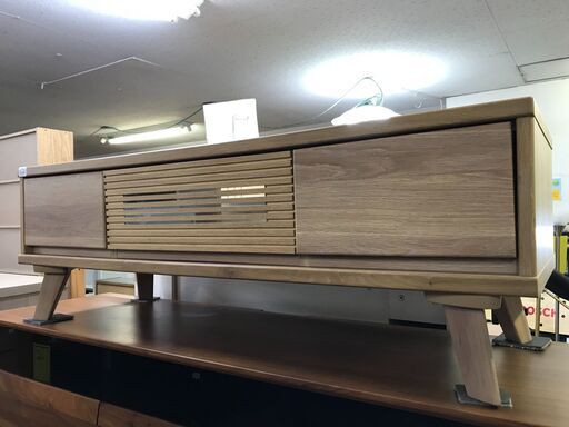 【FU752】★シギヤマ家具 クロスタイム  ローボード  ナチュラル CW OAK120  TV台  TVボード  家具  堺市 深井 【ジャングルジャングル深井店】