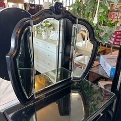 ロココ ドレッサー 鏡台 メイクテーブル エレガント クラシカル クラシック