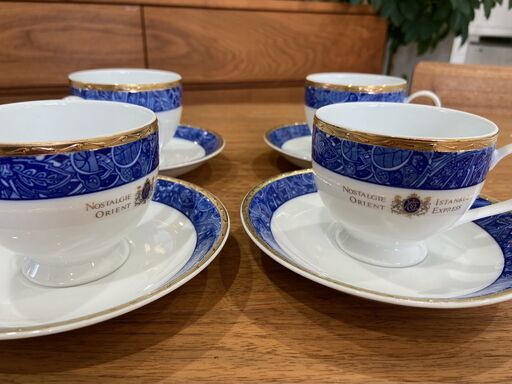 桃山陶器　オリエンタルエクスプレス　コーヒーカップセット　4組