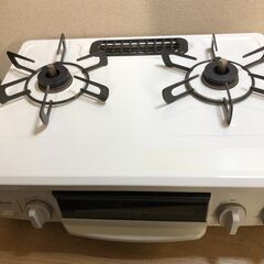 ２０１９年製　リンナイ ガスコンロ HOWARO（ホワロ）  白いコンロ  ET34NJH4A-W3 　LPガス