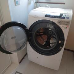 ドラム式洗濯機　HITACHI　洗濯、脱衣容量10kg