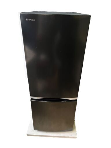 TOSHIBA 東芝 ノンフロン冷凍冷蔵庫 GR-R15BS(K) 2020年製 153L 動作確認済 中古品 直接引取大歓迎‼　地域限定有料配送サービスあり‼