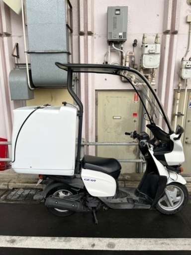 ヤマハ　ギア　UA06J　車体　屋根付き　ドライブレコーダー　大型ボックス付き　Pブレーキ ヤマハ ギア UA06J 車体 屋根付き ドライブレコーダー 大型ボックス