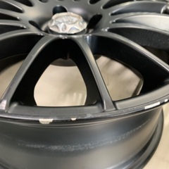 HRS★マットブラック　16×7J　4H100　＋40　フィット　アクア　スイフト　ヴィッツ　フィールダー　岩手県盛岡市