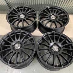 HRS★マットブラック　16×7J　4H100　＋40　フィット　アクア　スイフト　ヴィッツ　フィールダー　岩手県盛岡市
