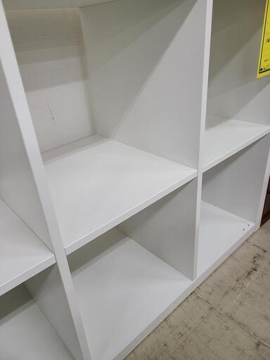 J4432 IKEA イケア 収納棚 カラックス ホワイト クリーニング済み 【リユースのサカイ柏店】 - 棚、シェルフ