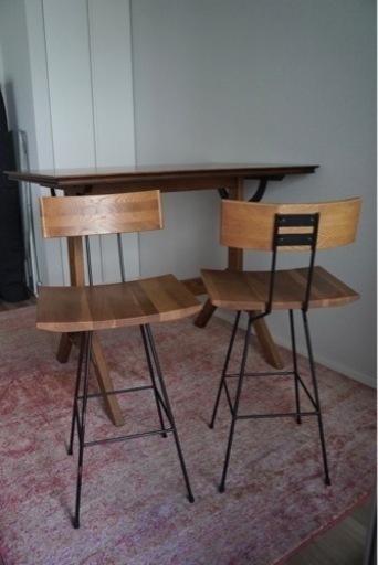 1腳) GENE Bar Chair 01 ジーン バーチェア 01 - ハイチェア