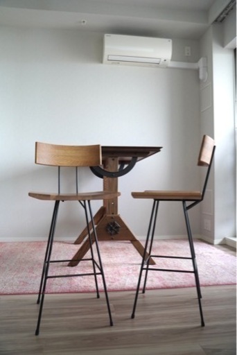 (1腳) GENE Bar Chair 01 ジーン バーチェア 01
