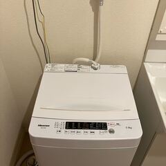 【2021年製】洗濯機　5.5kg　Hisense　HW-K55E　