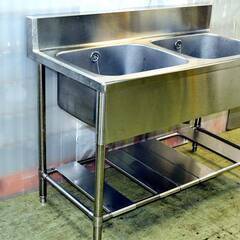 山口)Cleanup 二層シンク 幅120㎝ ◇BIZ1108FCY MC01A
