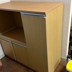木製食器棚(レンジ台)