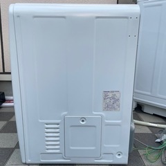 TOSHIBA 東芝 衣類乾燥機 ED-60C 6kg 新花粉フィルター ターボパワー乾燥 からみまセンサー ピュアホワイト 動作確認済 100V 2019年製