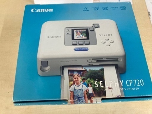 Canon コンパクトフォトプリンタ SELPHY (セルフィ) CP720  リサイクルショップ宮崎屋 住吉店24.10.1F