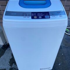 HITACHI 全自動　洗濯機　5kg 清掃済み　動作確認済み　...