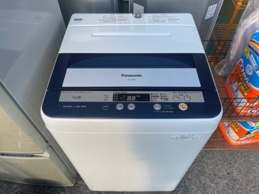 【リサイクルサービス八光】2013年製　パナソニック NA-F45B6-A　4.5㎏　洗濯機