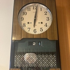 昭和レトロ　精工舎　ゼンマイ式振り子時計 ボンボン時計　稼働品　　