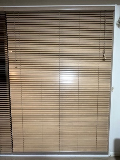 木製　ウッドブラインド　幅155×丈220
