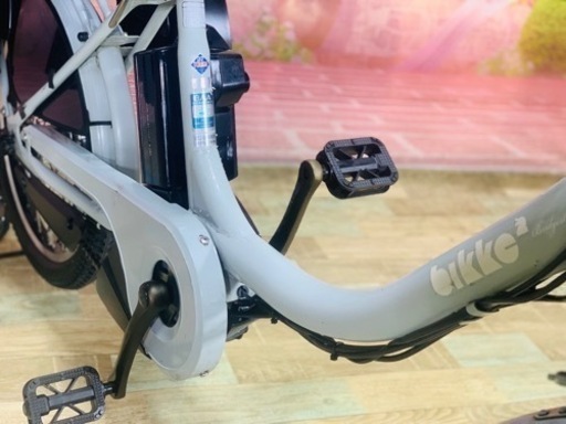 ❸6026ブリヂストン20インチ子供乗せ電動アシスト自転車 子ども用