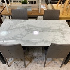 【愛品館 江戸川店 ダイニングセット】TOKYO interior（東京インテリア）セラミックトップダイニングテーブル5点セット ID:152-009057-007