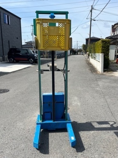 ミニリフト　BL-175T 重松工業　MAX100kg 充電器付　台車　運搬　農作業　リフト　バッテリー式　2011年製