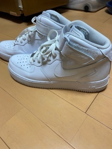 中古美品　NIKEエアホース１MID(ホワイト)靴/バッグ 靴 スニーカー