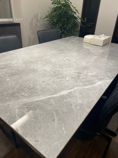 ダイニングテーブル(イスは無し) 北欧風ダイニングチェア 肘掛けなし