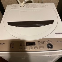洗濯機　SHARP 2022年製　美品