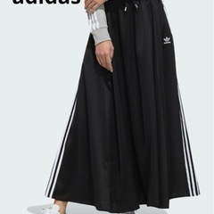 【adidasoriginals】サテンロングスカート