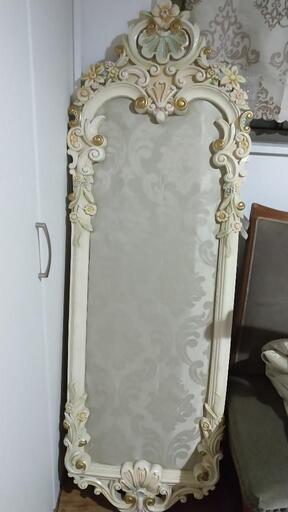 豪華　ロココ調　イタリア製　アクセサリースタンド　姿見リメイク