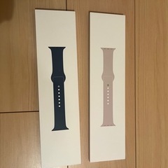 Applewatchバンド 片割れ（L） ネイビー、ベージュ