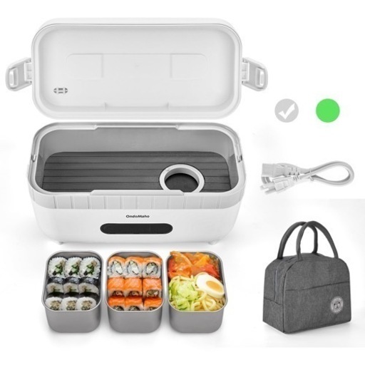 人気商品❤️ 保冷保温ヒーターお弁当箱 ピクニック キャンプ　お花見　ランチ③