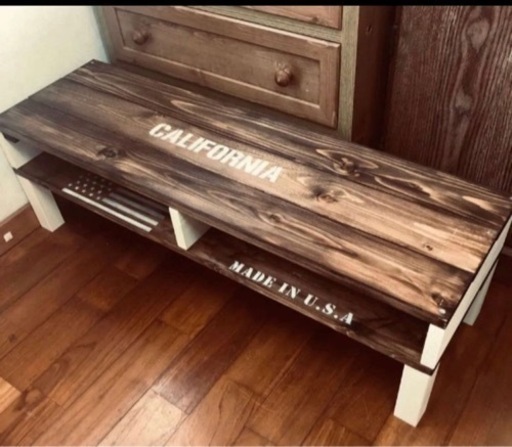 California ウォルナット　テーブル　テレビ台