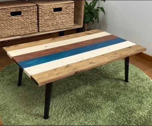 カラフル　テーブル　折りたたみ　収納　新品