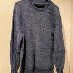 ニット(H&M・ネイビー・L) 