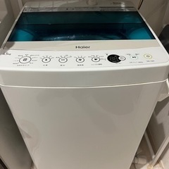 洗濯機　ハイアール　4.5kg 2019年製　JW-C45A
