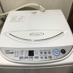 Sanyo asw-60ap(ホワイト) 家電 生活家電 洗濯機