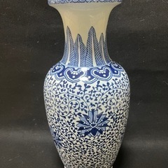 高級陶器　陶印あり中国景德鎮花瓶美品　アンティーク