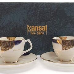 未使用・山本寛斎 KANSAI カップ&ソーサー２客セット