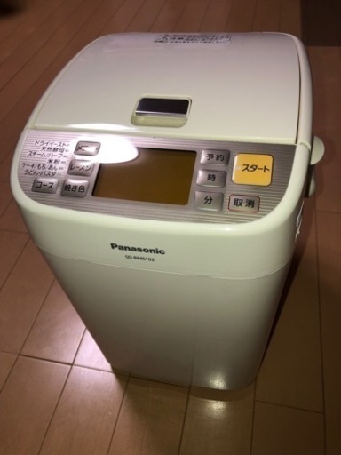 ホームベーカリー　Panasonic SD-BMS102