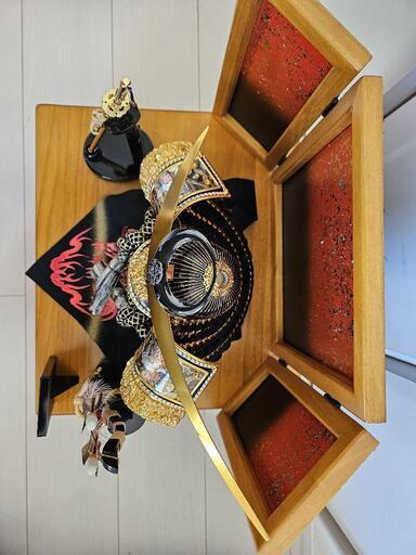 値下げ交渉可】2回使用の5月人形 無視OK】メルカリで値下げ交渉