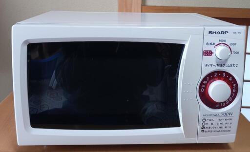 大値下げ‼️電子レンジ　シャープ　RE-T3[回転皿仕様です]　新品同様
