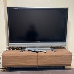 シャープ AQUOS 　テレビ台　セット